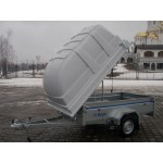 Универсальный прицеп с пластиковой крышкой: защита и удобство в перевозке грузов