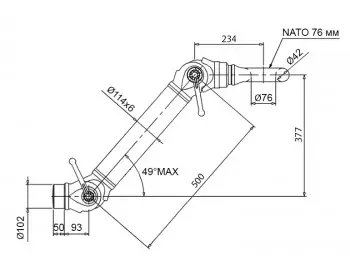 Универсальные прицепы для коммерческих перевозок с регулируемым дышлом