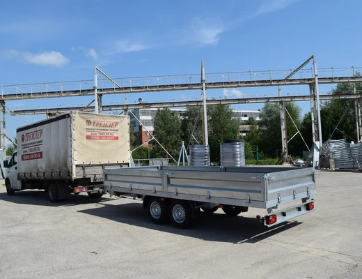 Прицеп Treiler Модель 829820 Исполнение 5,2х2,1 КПП + +/14’’