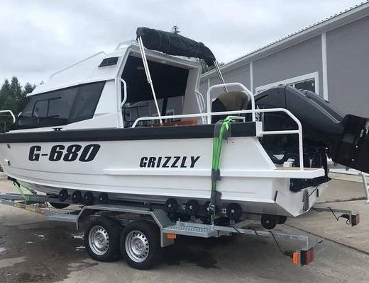 Двухосный прицеп для водной техники с тормозом ЛАВ 81017