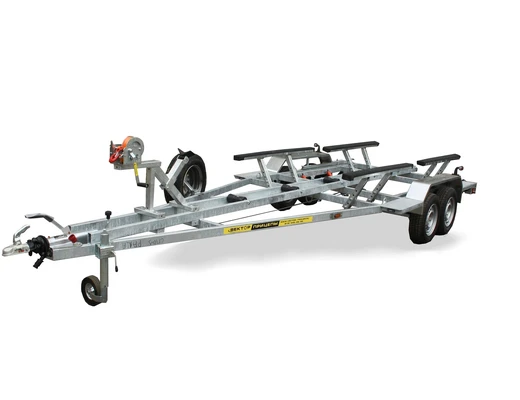 Двухосный прицеп для водной техники с тормозом ЛАВ 81017
