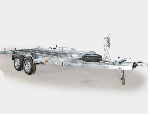 Двухосный прицеп для спецтехники с тормозом ЛАВ 81021