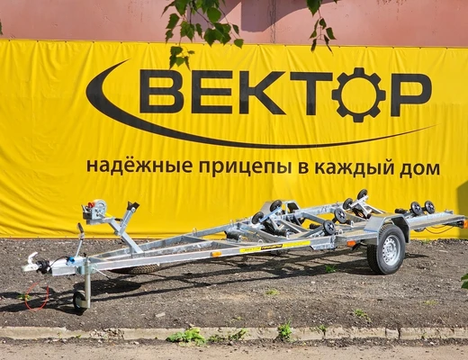 Одноосный прицеп для водной техники с тормозом ЛАВ 81016A