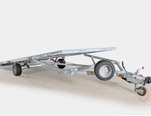 Одноосный прицеп специального назначения с тормозом ЛАВ 81019