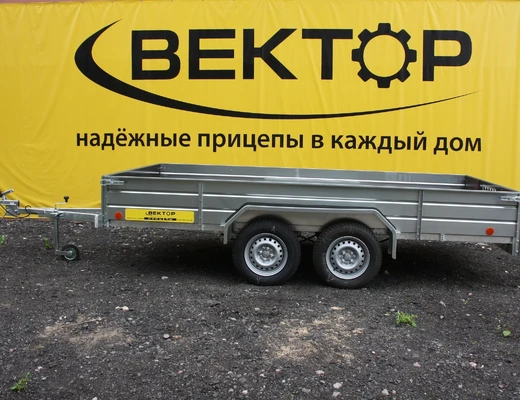 Бортовой двухосный прицеп без тормоза ЛАВ 81013E 4.0 (колея 1740 мм)