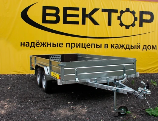Бортовой двухосный прицеп без тормоза ЛАВ 81013E 4.0 (колея 1740 мм)