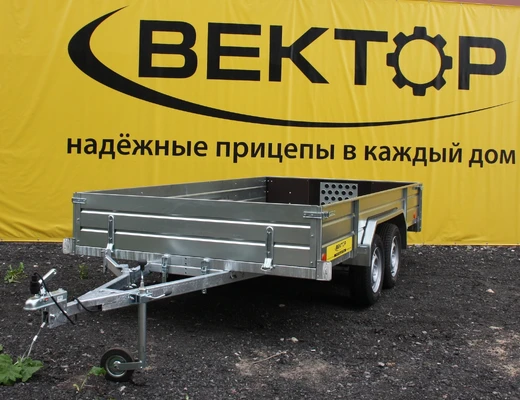 Бортовой двухосный прицеп без тормоза ЛАВ 81013E 4.0 (колея 1740 мм)