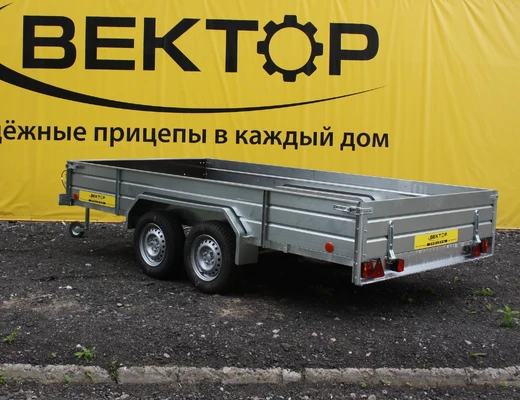 Бортовой двухосный прицеп без тормоза ЛАВ 81013E 4.0 (колея 1740 мм)