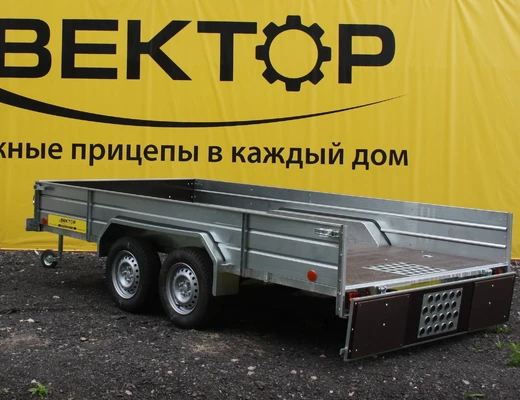 Бортовой двухосный прицеп без тормоза ЛАВ 81013E 4.0 (колея 1740 мм)