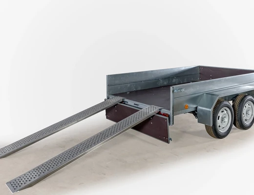 Бортовой двухосный прицеп без тормоза ЛАВ 81013B