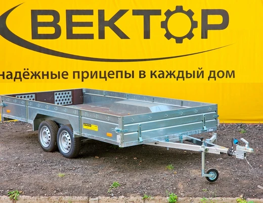 Бортовой прицеп без тормоза ЛАВ 81013A 4.0 (колея 1780 мм)