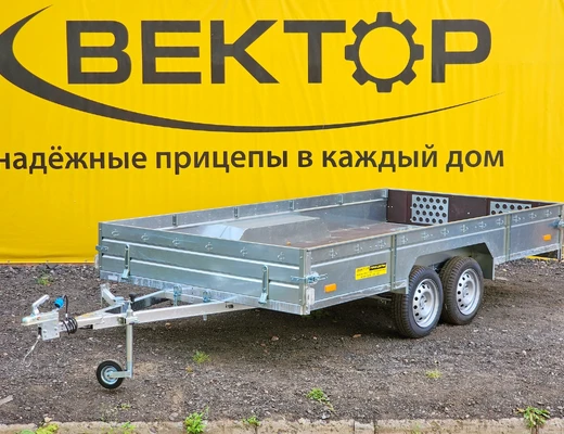 Бортовой прицеп без тормоза ЛАВ 81013A 4.0 (колея 1780 мм)