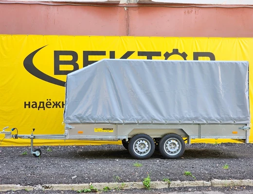 Бортовой прицеп без тормоза ЛАВ 81013A 4.0 (колея 1780 мм)