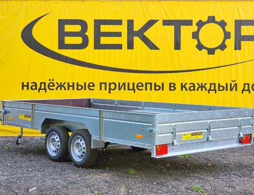 Бортовой прицеп без тормоза ЛАВ 81013A 4.0 (колея 1780 мм)