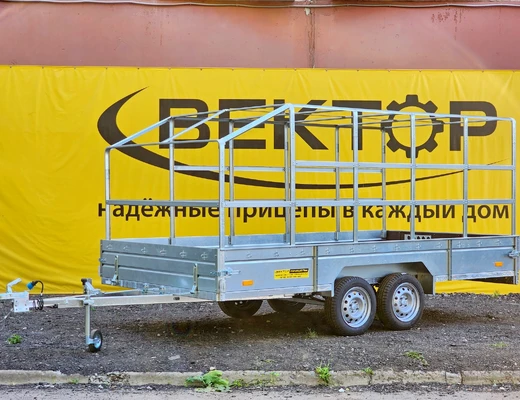 Бортовой прицеп без тормоза ЛАВ 81013A 4.0 (колея 1780 мм)