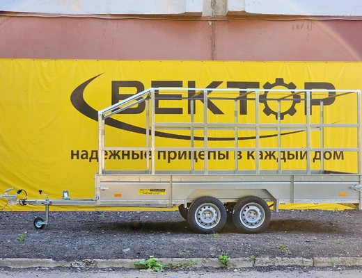 Бортовой прицеп без тормоза ЛАВ 81013A 4.0 (колея 1780 мм)