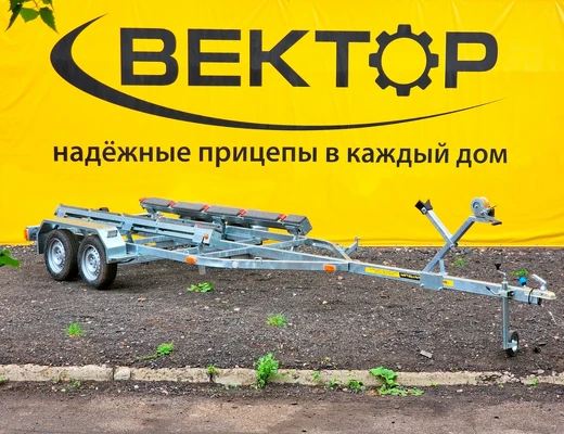 Двухосный прицеп для водной техники без тормоза ЛАВ 81014B с ложементом
