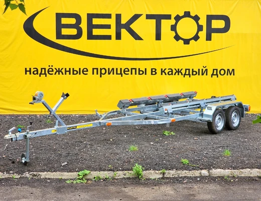 Двухосный прицеп для водной техники без тормоза ЛАВ 81014B с ложементом