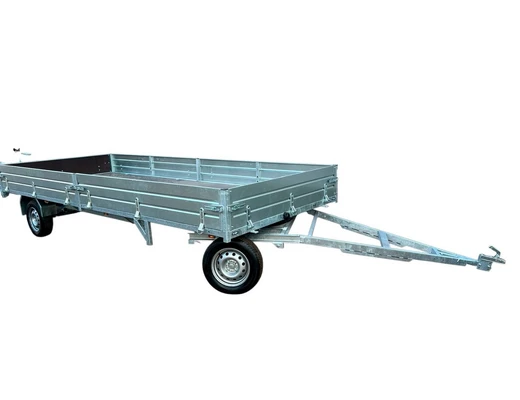 Бортовой двухосный прицеп с передней поворотной осью без тормоза ЛАВ 81032