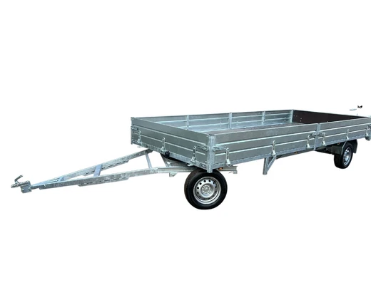 Бортовой двухосный прицеп с передней поворотной осью без тормоза ЛАВ 81032