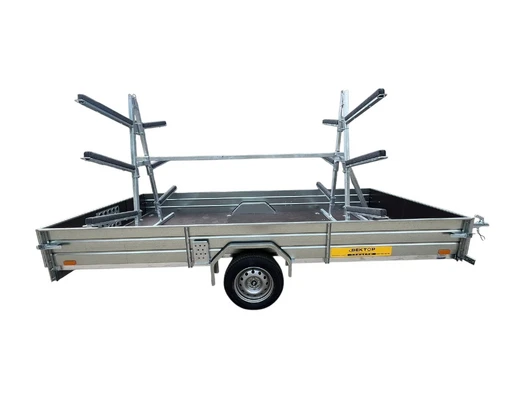 Бортовой одноосный прицеп без тормоза колея 1740 мм ЛАВ 81012C 4.0