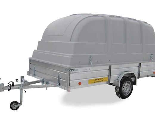 Бортовой одноосный прицеп без тормоза колея 1740 мм ЛАВ 81012C 4.0