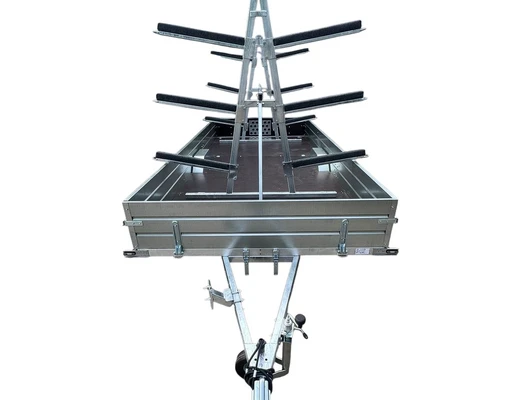 Бортовой одноосный прицеп без тормоза колея 1740 мм ЛАВ 81012C 4.0