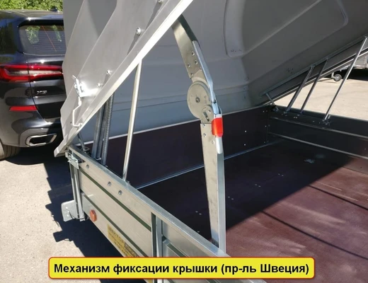 Бортовой одноосный прицеп без тормоза колея 1740 мм ЛАВ 81012C 4.0