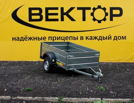 Бортовой одноосный прицеп без тормоза ЛАВ 81011BB