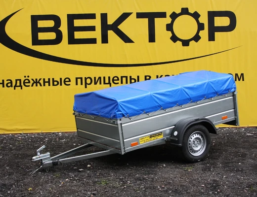 Бортовой одноосный прицеп без тормоза ЛАВ 81011DB