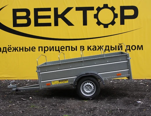 Бортовой одноосный прицеп без тормоза ЛАВ 81011DB