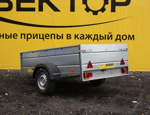 Бортовой одноосный прицеп без тормоза ЛАВ 81011DB