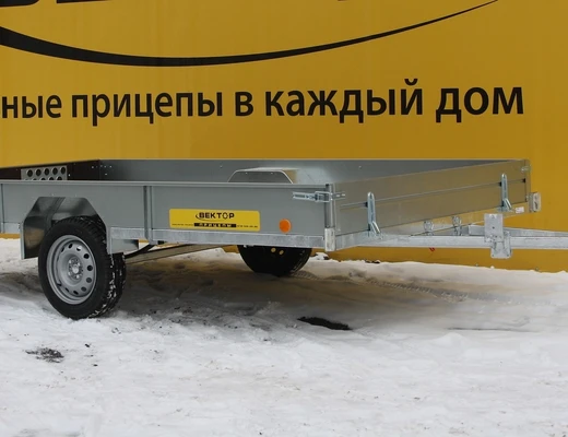 Бортовой одноосный прицеп без тормоза ЛАВ 81012B (колея 1780 мм)