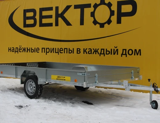 Бортовой одноосный прицеп без тормоза ЛАВ 81012B (колея 1780 мм)