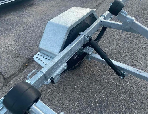 Одноосный прицеп для водной техники без тормоза ЛАВ 81014A ролики