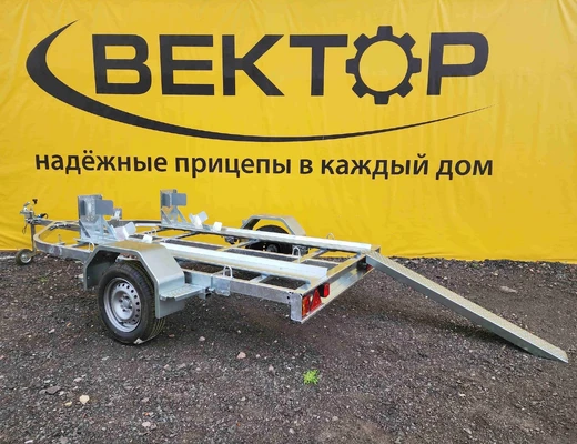 Одноосный прицеп специального назначения без тормоза ЛАВ 81012 Мото R13