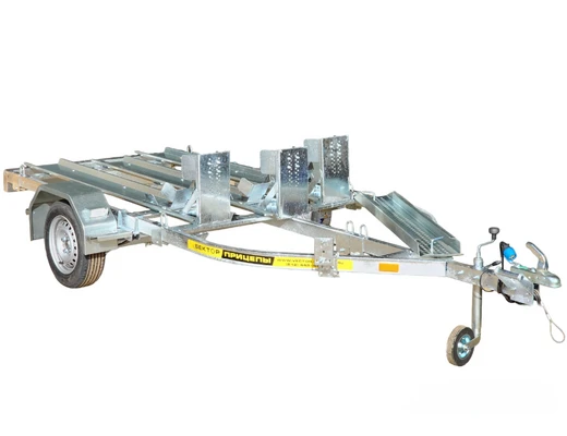 Одноосный прицеп специального назначения без тормоза ЛАВ 81012 Мото R13