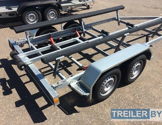 Одноосный прицеп для водной техники без тормоза Вектор (ЛАВ) 81014В