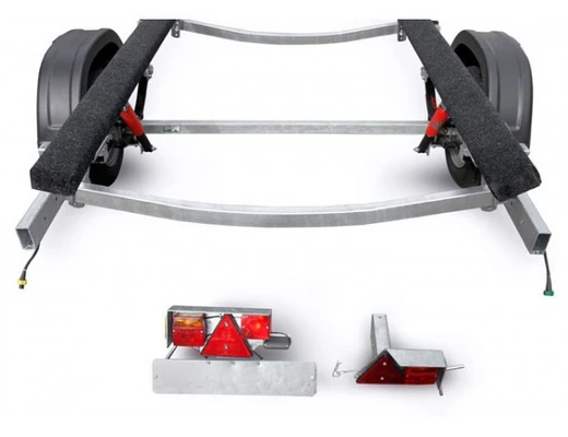 Прицеп для лодок и катеров МЗСА 81771G.011 без тормоза