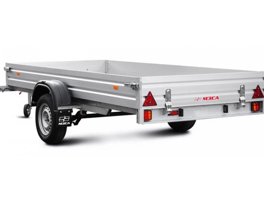 Прицеп с алюминиевыми бортами и светодиодными фонарями МЗСА 817717.032