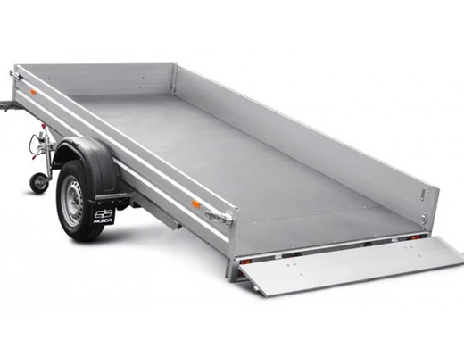 Прицеп с алюминиевыми бортами и светодиодными фонарями МЗСА 817717.032