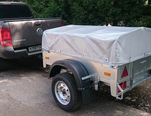 Прицеп бортовой одноосный ССТ-7132-01 (платформа Ш=1224 мм)