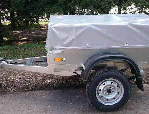 Прицеп бортовой одноосный ССТ-7132-01 (платформа Ш=1224 мм)