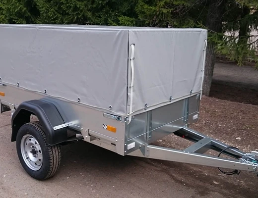 Прицеп бортовой одноосный ССТ-7132-03 (платформа Ш=1224 мм)