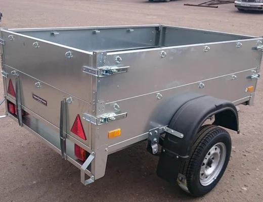 Прицеп бортовой одноосный ССТ-7132-03 (платформа Ш=1224 мм)