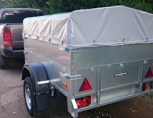 Прицеп бортовой одноосный ССТ-7132-03 (платформа Ш=1224 мм)