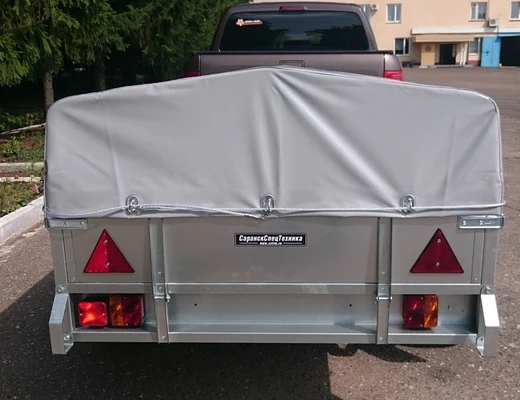 Прицеп бортовой одноосный ССТ-7132-03 (платформа Ш=1224 мм)