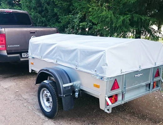 Прицеп бортовой одноосный ССТ-7132-03-С (платформа Ш=1224 мм)