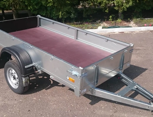 Прицеп бортовой одноосный ССТ-7132-2К (платформа Ш=1224 мм)