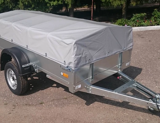 Прицеп бортовой одноосный ССТ-7132-02 (платформа Ш=1224 мм)